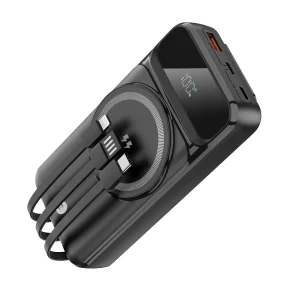 Powerbank 20.000mAh 22.5W snellader met kabels